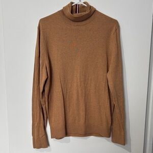 Tommy Hilfiger Men's Tan Turtleneck Sweater